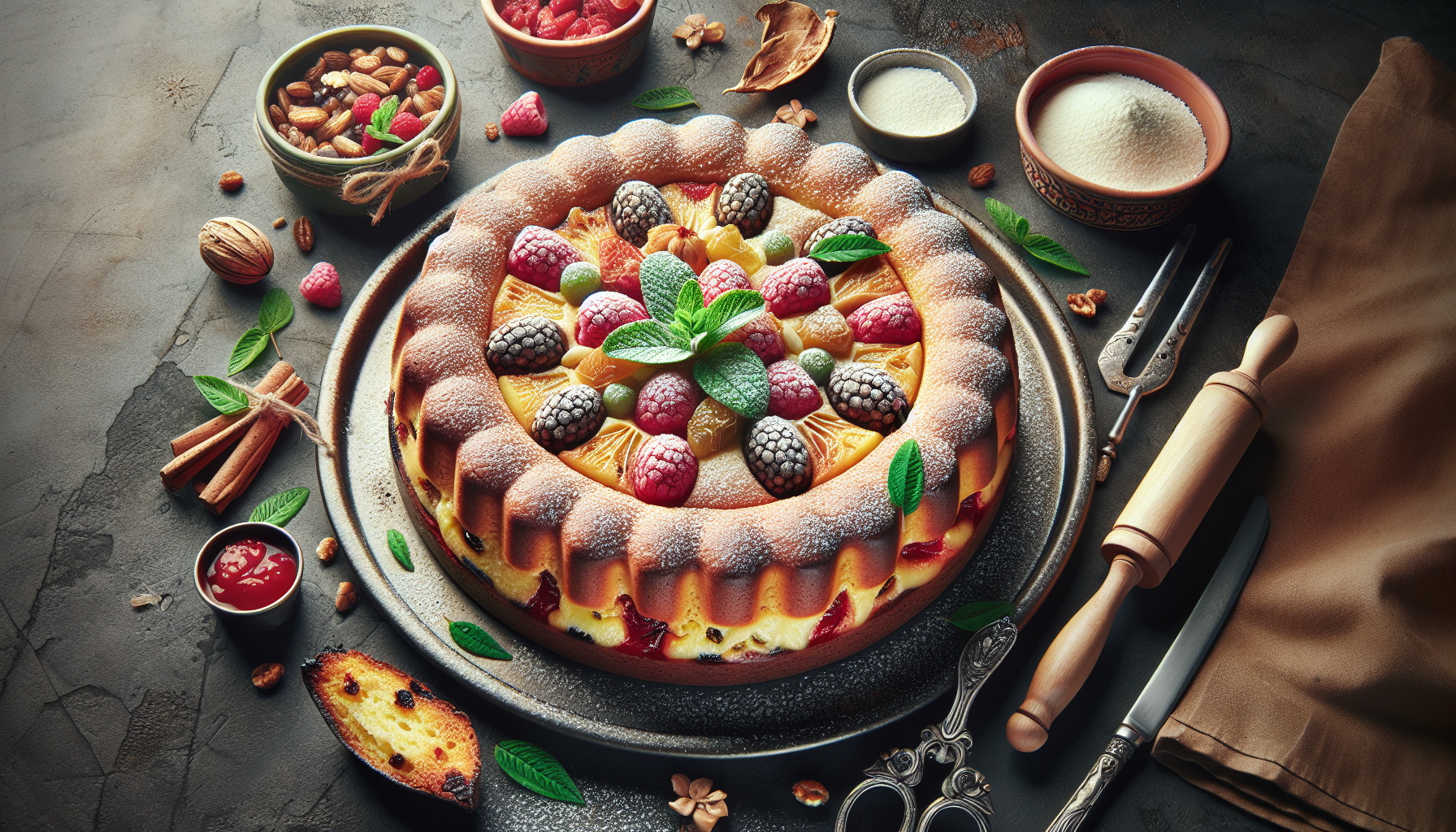 cassata siciliana al forno